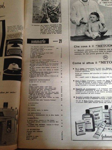 Annabella Rivista Magazine 21 Maggio 1961 n.21 Loren Orsomando Loi | Immagine Gallery 2