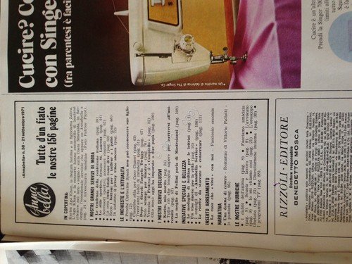 Annabella Rivista Magazine 21 Settembre 1971 n.38 Dorelli Spaak Aga … | Immagine Gallery 4