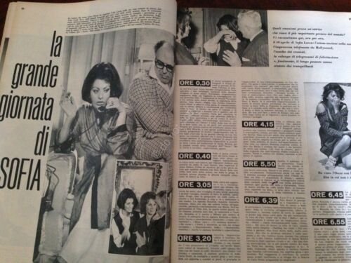 Annabella Rivista Magazine 22 Aprile 1962 n.16 Loren MIna