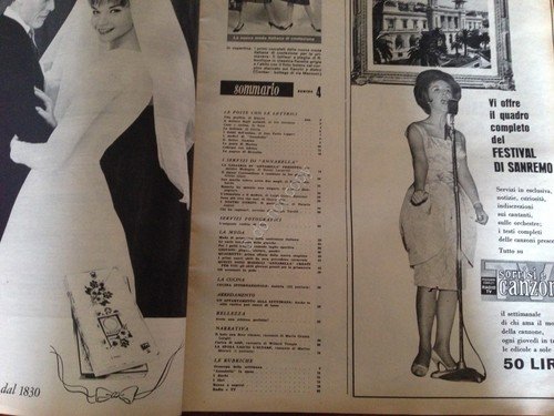 Annabella Rivista Magazine 22 Gennaio 1961 N. 4 Domenico Modugno | Immagine Gallery 2