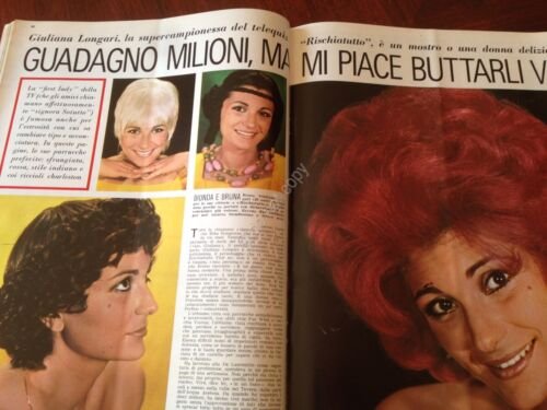 Annabella Rivista Magazine 22 Luglio 1970 N.29 El Cordobes Longari …