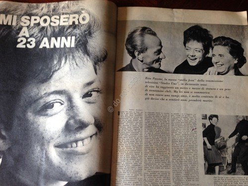 Annabella Rivista Magazine 23 Dicembre 1962 n.51 Rita Pavone Virna … | Immagine Gallery 4