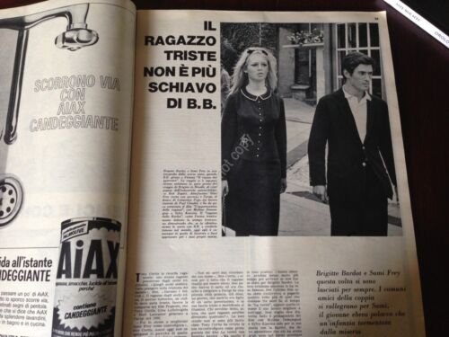 Annabella Rivista Magazine 23 Febbraio 1964 n.8 Brigitte Bardot Samy …