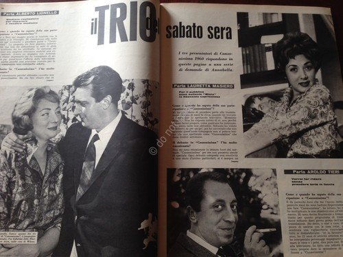 Annabella Rivista Magazine 23 Ottobre 1960 N.43 Lionello Masiero Tieri | Immagine Gallery 4