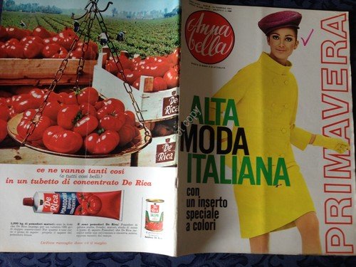 Annabella Rivista Magazine 24 Febbraio 1966 n.8 Alta Moda Italiana