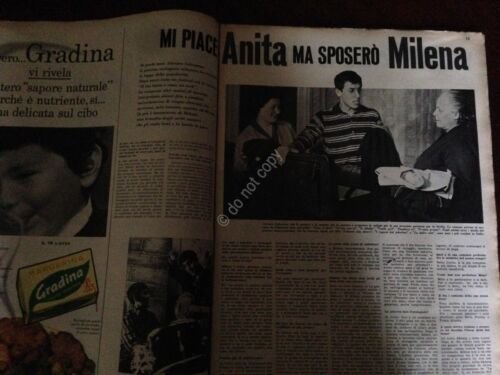 Annabella Rivista Magazine 24 Gennaio 1960 N.4 Celentano