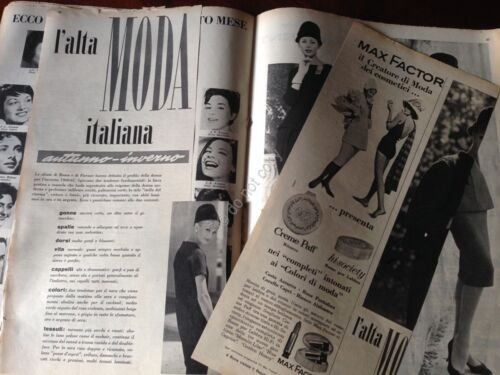 Annabella Rivista Magazine 24 Luglio 1960 N. 30 Mastroianni Podest …