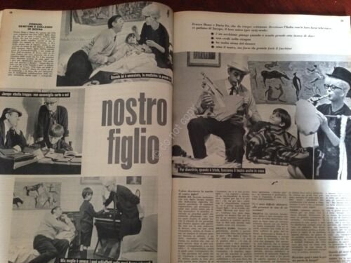 Annabella Rivista Magazine 25 Marzo 1962 n.12 Franca Rame Dario …