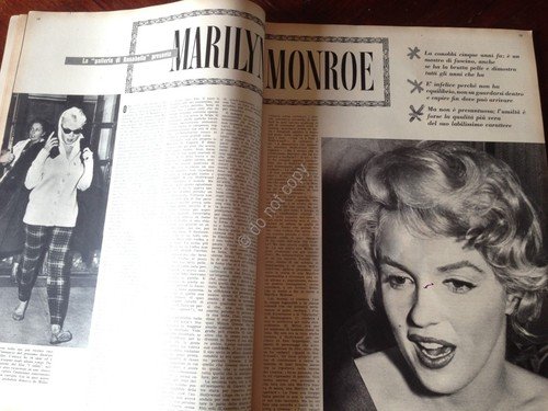 Annabella Rivista Magazine 27 Novembre 1960 N.48 Marilyn Monroe Clarke … | Immagine Gallery 3