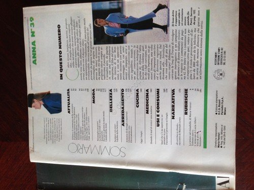 Annabella Rivista Magazine 27 Settembre 1986 n.39 Venditti Yves Montand | Immagine Gallery 2