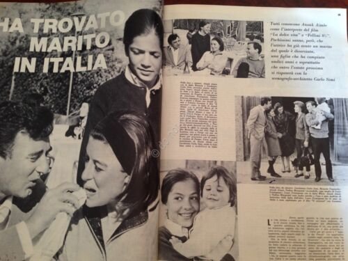 Annabella Rivista Magazine 28 Aprile 1963 n. 17 A. Aimee …