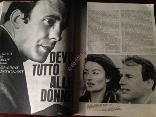 Annabella Rivista Magazine 3 Agosto 1967 n.31 Trintignant Giallo La …