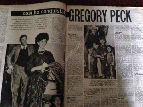 Annabella Rivista Magazine 3 Gennaio 1960 N.1 Gregory Peck Farah …