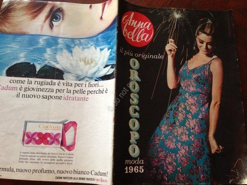 Annabella Rivista Magazine 3 Gennaio 1966 n.1 Fustenberg Carol Beker | Immagine principale