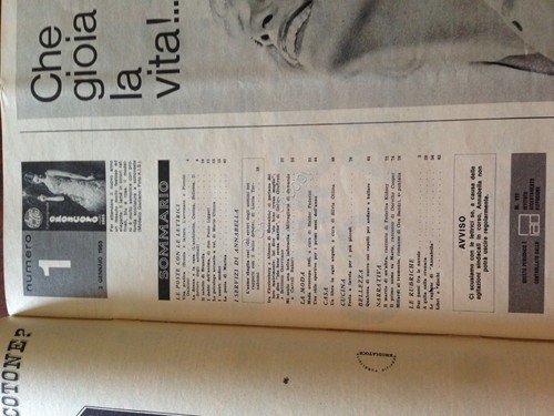 Annabella Rivista Magazine 3 Gennaio 1966 n.1 Fustenberg Carol Beker | Immagine Gallery 2