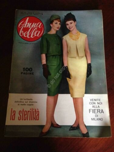 Annabella Rivista Magazine 30 Aprile 1961 n. 18 V. Lisi …