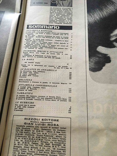 Annabella Rivista Magazine 30 Giugno 1966 n.26 K. Douglas Jerry … | Immagine Gallery 2