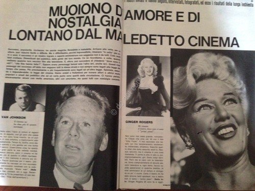 Annabella Rivista Magazine 30 Settembre 1965 n.40 Ginger Rogers Vadim … | Immagine Gallery 4
