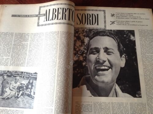 Annabella Rivista Magazine 4 Dicembre 1960 N.49 Alberto Sordi