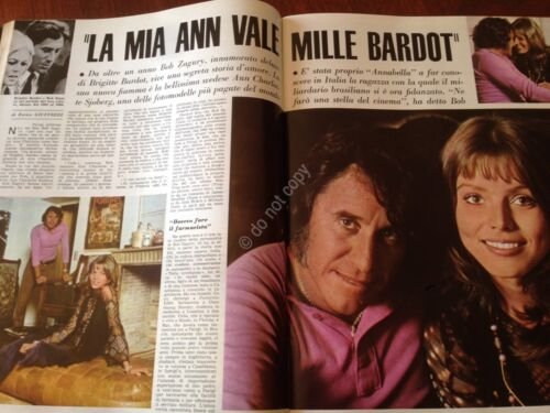 Annabella Rivista Magazine 4 Marzo 1970 N.9 Zagury Mangano Dorelli …