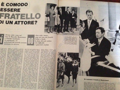 Annabella Rivista Magazine 4 Novembre 1962 n.44 Mastroianni auto d'epoca | Immagine Gallery 3