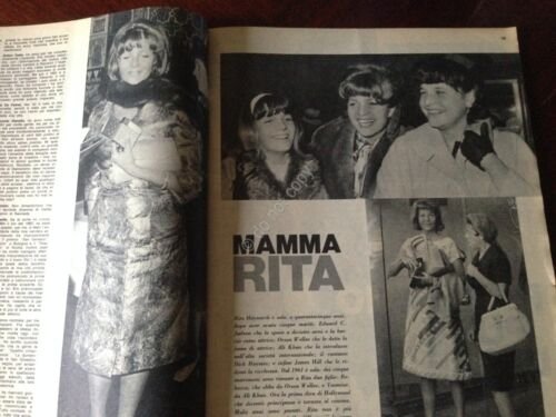 Annabella Rivista Magazine 5 Gennaio 1964 n.1 R. Haiworth E. …