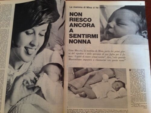 Annabella Rivista Magazine 5 Maggio 1963 n. 18 Mamma Mina …