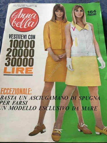 Annabella Rivista Magazine 5 Maggio 1966 n.18 Anouk Aimee S. … | Immagine principale