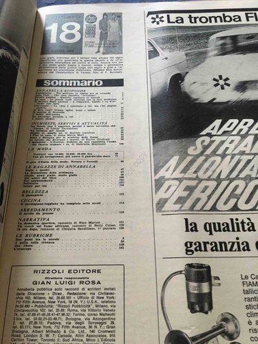 Annabella Rivista Magazine 5 Maggio 1966 n.18 Anouk Aimee S. … | Immagine Gallery 3