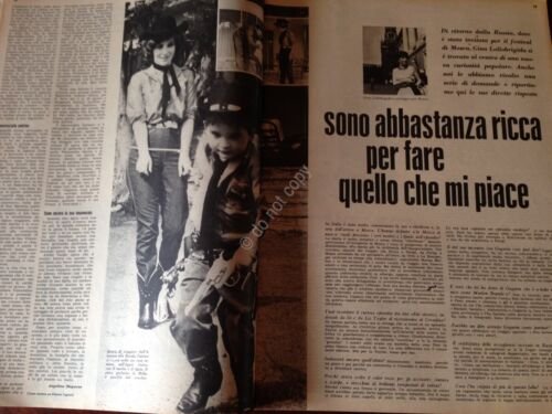 Annabella Rivista Magazine 6 Agosto 1961 N.32 Lollobrigida