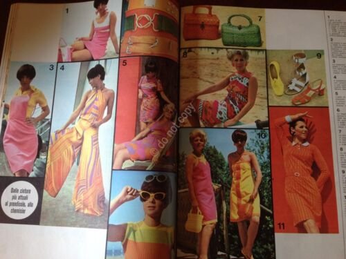 Annabella Rivista Magazine 6 Luglio 1967 n.27 moda giallo: in …