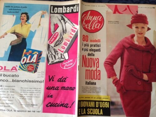 Annabella Rivista Magazine 6 Settembre 1959 n.36 Lollobrigida