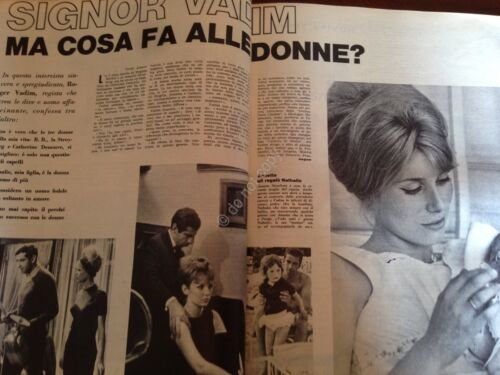 Annabella Rivista Magazine 7 Luglio 1963 N. 27 Spaak Vadim