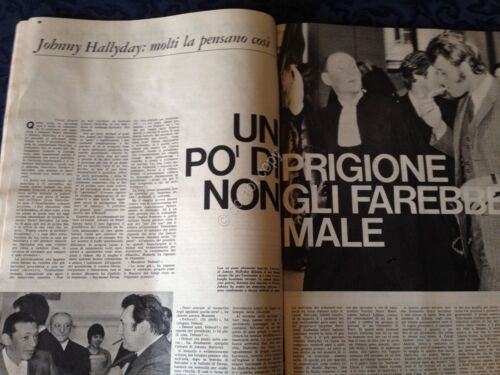 Annabella Rivista Magazine 7 Luglio 1966 n.27 Hallyday Lollo inserto …