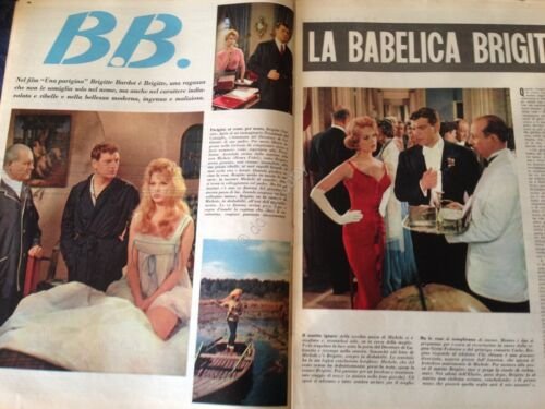 Annabella Rivista Magazine 8 Dicembre 1957 n.49 Brigitte Bardot