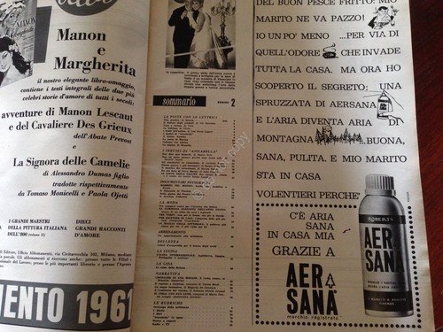 Annabella Rivista Magazine 8 Gennaio 1961 N. 2 I. Bergman …