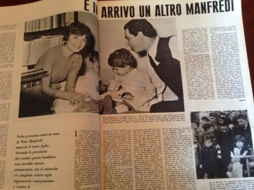 Annabella Rivista Magazine 9 Aprile 1961 n.15 Nino Manfredi