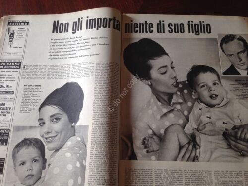 Annabella Rivista Magazine 9 Ottobre 1960 N.41 Mario Riva Marlon …