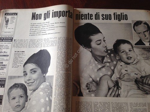 Annabella Rivista Magazine 9 Ottobre 1960 N.41 Mario Riva Marlon … | Immagine Gallery 3