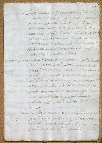 Antico documento manoscritto XVI / XVII secolo - Lucca - …
