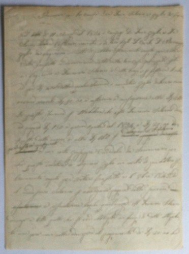 Antico manoscritto Regno di Sardegna Lagnasco 1857 - Memoria legale | Immagine principale