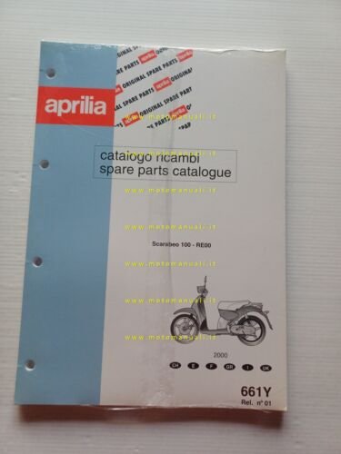 Aprilia 100 Scarabeo RE00 2000 catalogo ricambi TELAIO originale