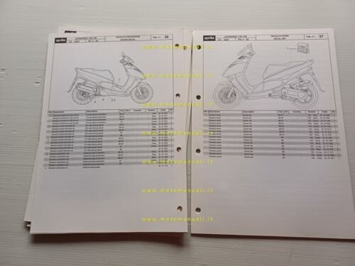 Aprilia 125-150 Leonardo 1997 catalogo ricambi TELAIO 04 originale FRAME …