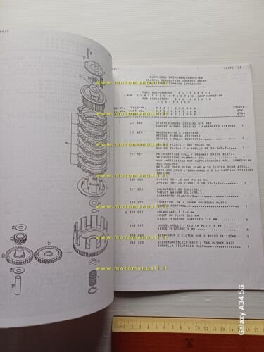 Aprilia 125 AF1 - Tuareg - Pegaso 1989 catalogo ricambi …