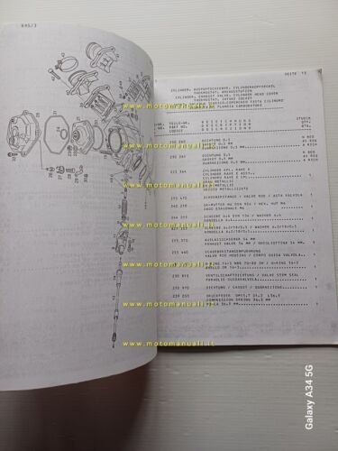 Aprilia 125 AF1 - Tuareg - Pegaso 1989 catalogo ricambi …