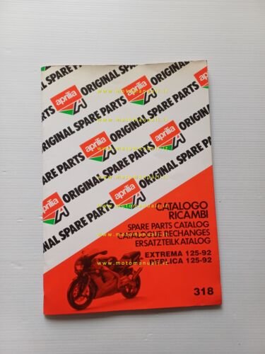 Aprilia 125 Extrema - Replica 1992 catalogo ricambi TELAIO originale