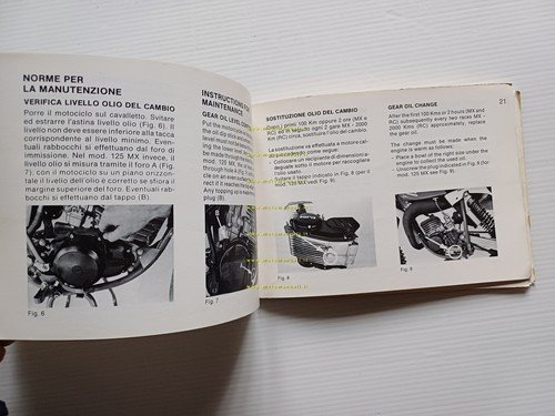 Aprilia 125 RC Enduro - 125 MX Cross 1979 manuale …