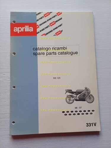 Aprilia 125 RS 1996-97 catalogo ricambi TELAIO originale FRAME parts …