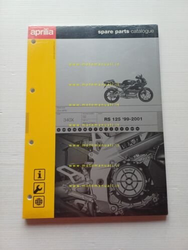 Aprilia 125 RS 1999-2001 catalogo ricambi TELAIO originale vers. 02