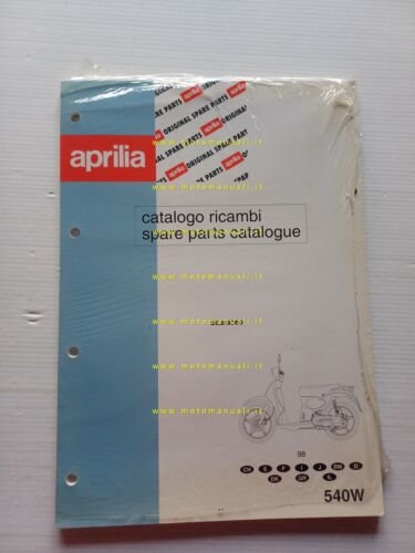 Aprilia 125 Scarabeo 1998 catalogo ricambi TELAIO originale